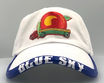 Custom Allman Brothers Hat with Personalized BrimmTrimm Brim Protector, Classic Rock