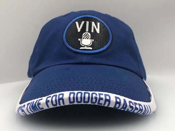 VIN Scully Dodgers Hat with Custom BrimmTrimm Hat Accessory Brim Protector Los Angeles Baseball Personalized Christmas Gift Brooklyn Dodgers