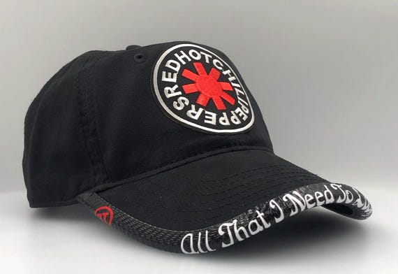 Custom Red Hot Chili Peppers Hat With Personalized Brimmtrimm Brim