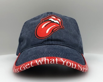 Custom Rolling Stones Women's Ponyflo Hat with Personalized Brim Protector