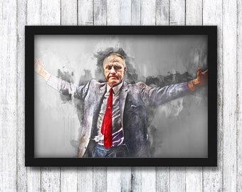 Bill Shankly - Liverpool FC - Football / Bob Paisley / Salah / Anfield / Jurgen Klopp / Steven Gerrard / Wall Art - Framed / A4 / A3