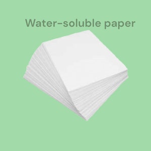 HG Water Soluble Adhesive Paper White