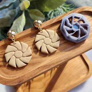 Polymer Clay cutters Flower Floral Earrings molds Polymer clay tools sharp cutter stamp Jewelry earrings cutters cutters Clay supplies