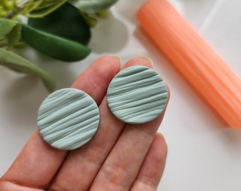 Polymer clay texture roller clay stamp 3D printed embossing