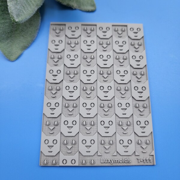 Polymer clay Texture tile Texture mat Clay stamp Polymer clay texture stencils "Cats" T-111