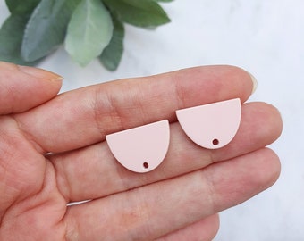 Resin Earring stud components Earrings findings DIY jewelry