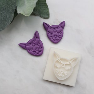 Polymer clay cutters earrings mold &quot;Cat&quot;