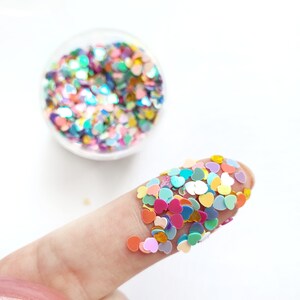 Pink Holographic Chunky Glitter for Resin Epoxy Crafts 