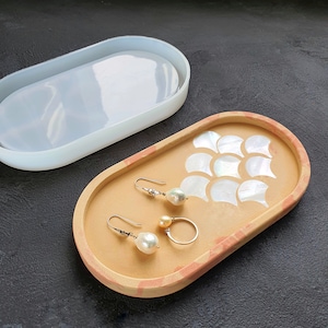 Mold Trinket tray Coaster silicone mould for Resin Epoxy Jesmonite