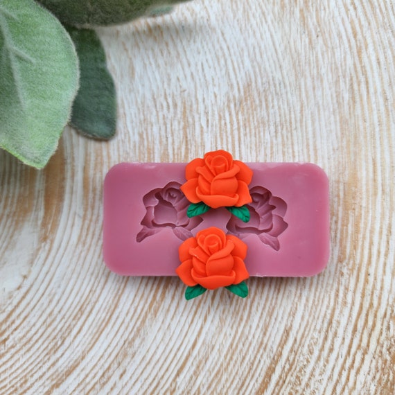 Silicone earrings mold / Silicone epoxy mold / Silicone stud earring moulds / Silicone UV resin molds / Flowers clay jewelry mold /Clay tool