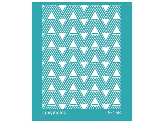 Silk screen stencil for polymer clay "Luxymolds" S-158