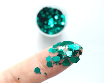 Aquamarine Chunky glitter for Resin Epoxy crafts