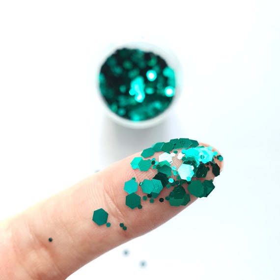 Aquamarine Chunky glitter for Resin Epoxy crafts
