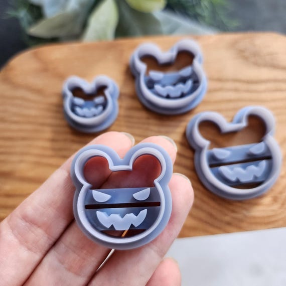 Polymer Clay cutters Pumpkin Mouse Halloween Earrings molds Polymer clay tools sharp cutter stamp Jewelry earrings cutters Clay supplies