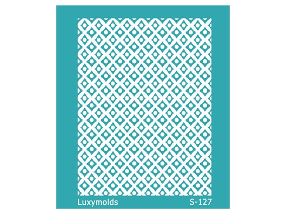Silk screen stencil for polymer clay "Luxymolds" S-127