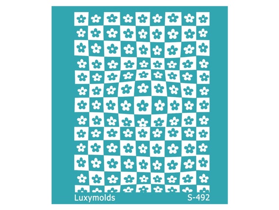 Silk screen stencil for polymer clay "Luxymolds" S-492