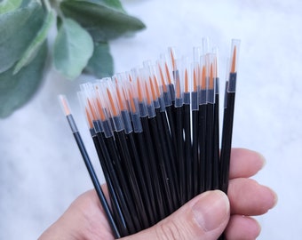 25 pinceles para arte de uñas/arcilla polimérica.