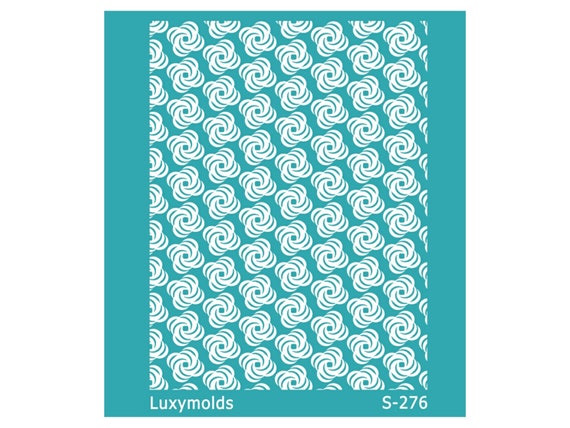 Silk screen stencil for polymer clay "Luxymolds" S-276