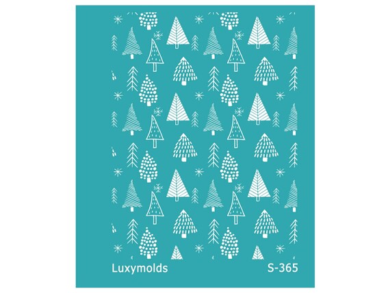 Silk screen stencil for polymer clay "Luxymolds" S-365