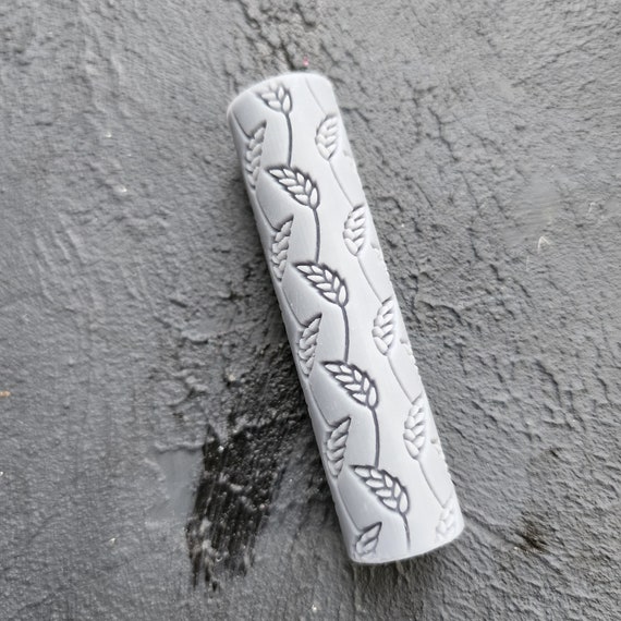 Polymer clay texture roller clay stamp 3D printed embossing