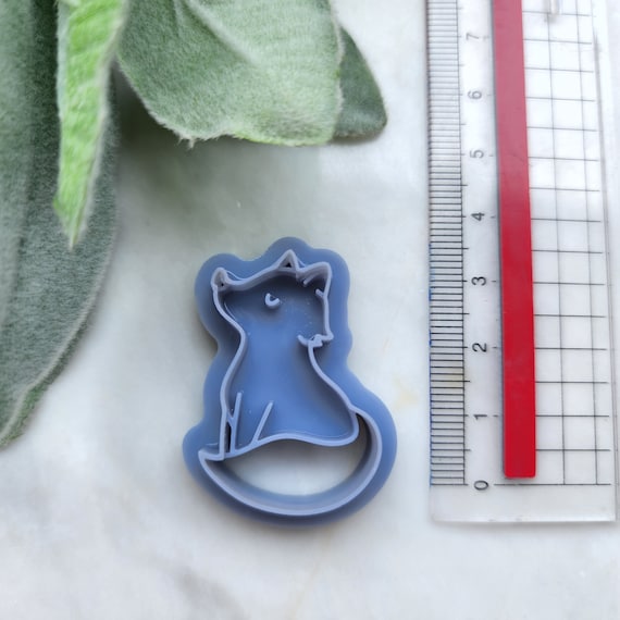Polymer Clay cutters Stud earrings clay cutters Earrings molds Polymer clay tool Fall cutters Fox sharp cutter stamp Jewelry cutters
