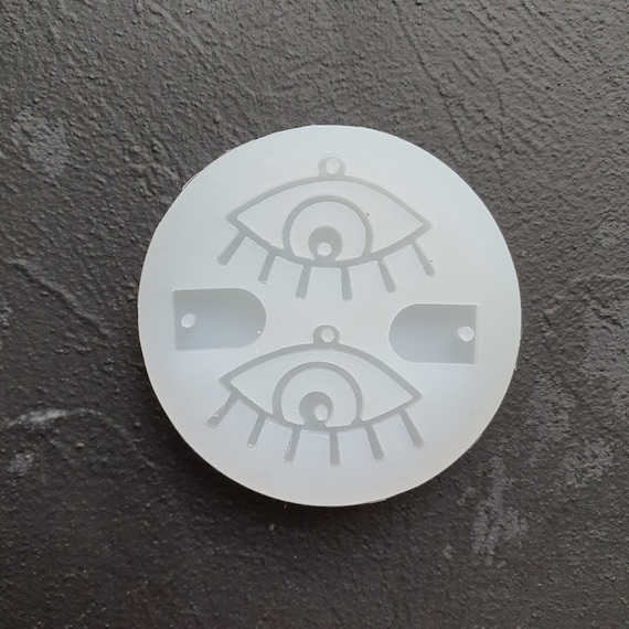 Silicone earrings mold "Eyes" for resin and epoxy