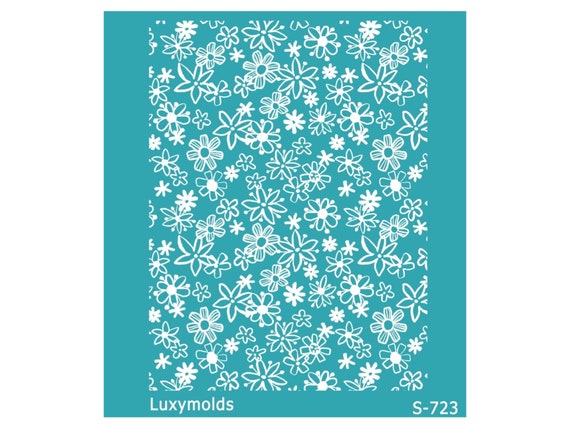 Silk screen stencil for polymer clay "Luxymolds" S-723