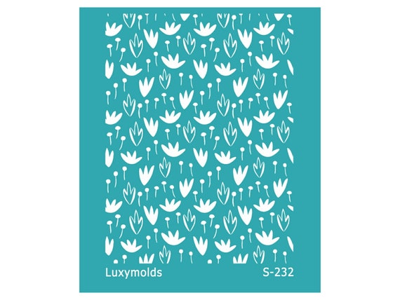 Silk screen stencil for polymer clay "Luxymolds" S-232