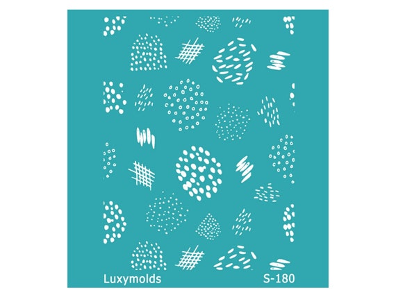 Silk screen stencil for polymer clay "Luxymolds" S-180