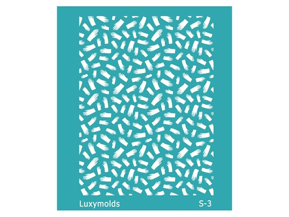 Silk screen stencil for polymer clay "Luxymolds" S-3
