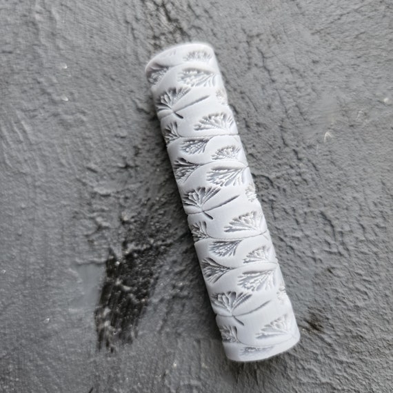 Polymer clay texture roller clay stamp 3D printed embossing