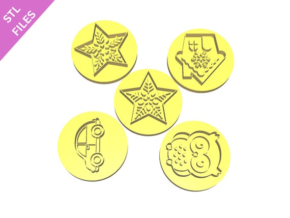 Digital STL files for 3D printing Clay cutters Earrings sharp version cutters download files for resin machine
