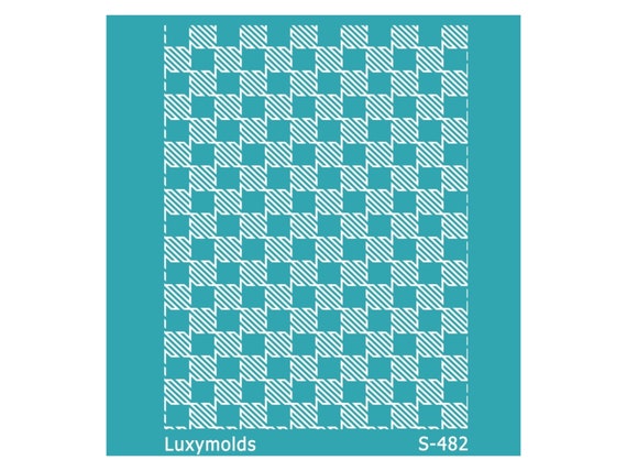 Silk screen stencil for polymer clay "Luxymolds" S-482
