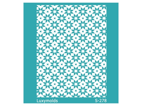 Silk screen stencil for polymer clay "Luxymolds" S-278