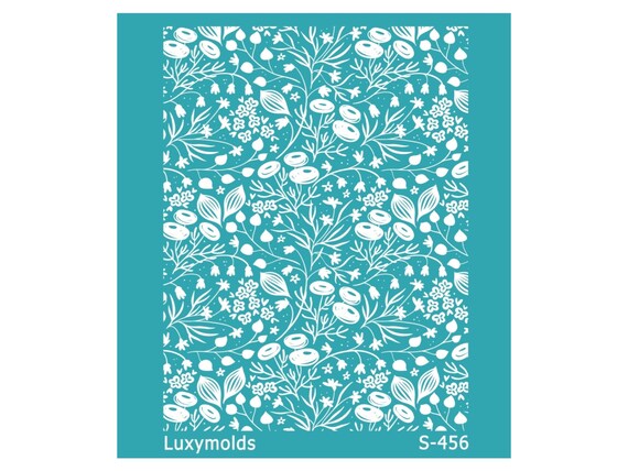 Silk screen stencil for polymer clay "Luxymolds" S-456