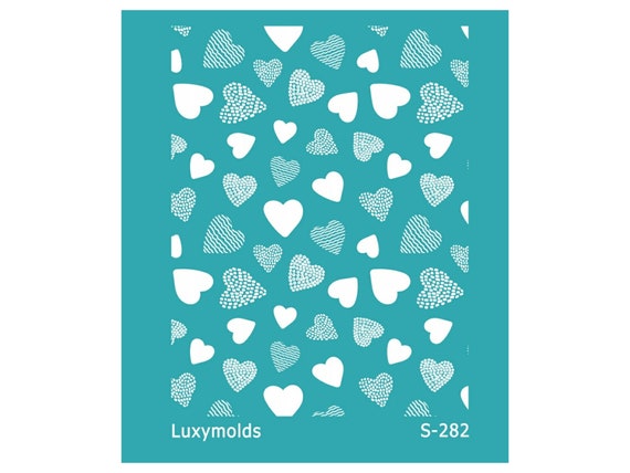 Silk screen stencil for polymer clay "Luxymolds" S-282