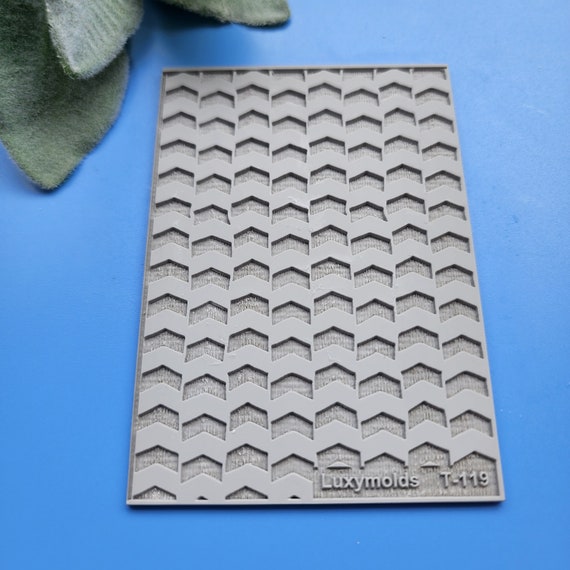 Polymer clay Texture tile Texture mat Clay stamp Polymer clay texture stencils "Geometryc" T-119