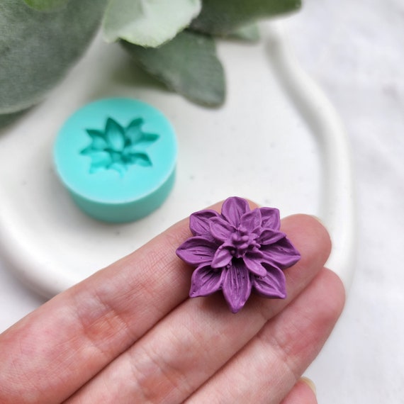 Polymer clay mold Silicone earrings mold "Flower" Summer mold mould for resin and polymer clay Polymer clay tool Clay cutter