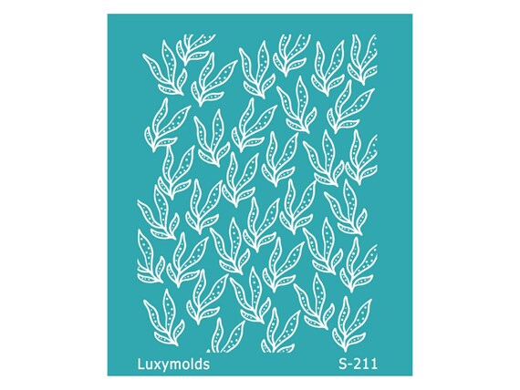 Silk screen stencil for polymer clay "Luxymolds" S-211