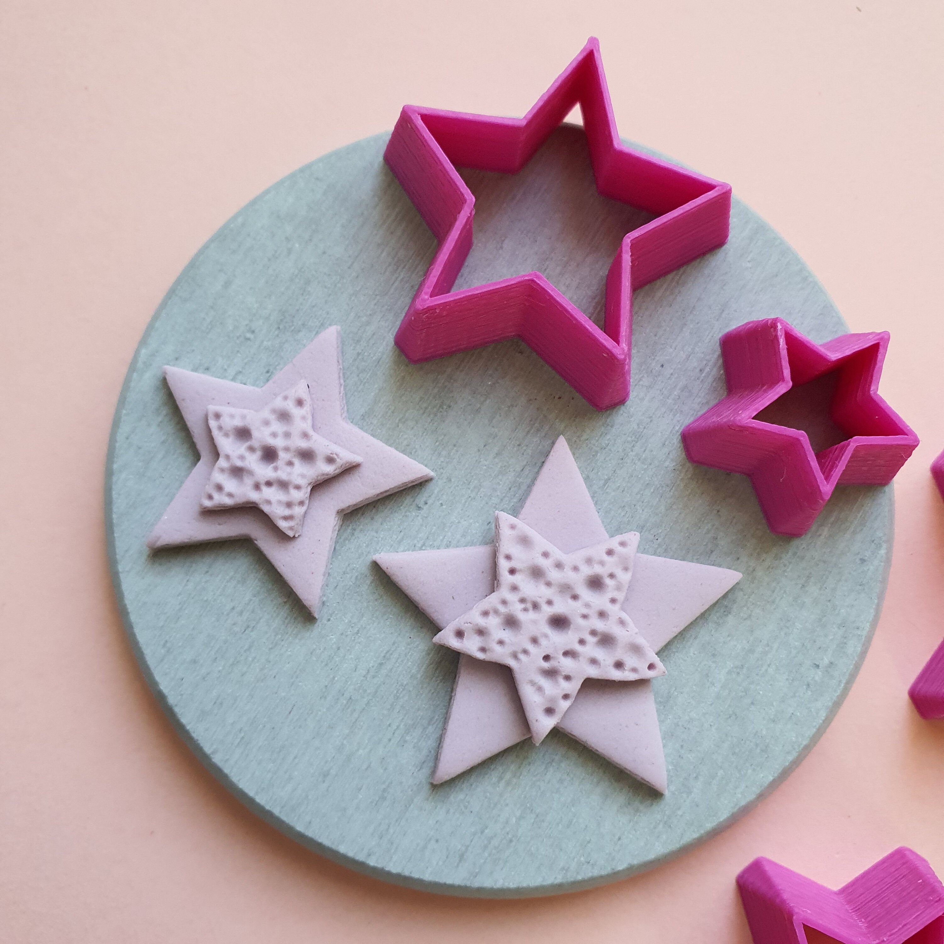 Star Polymer Clay 3D Cutters Geometry Shapes Cutter Set of 4 Etsy