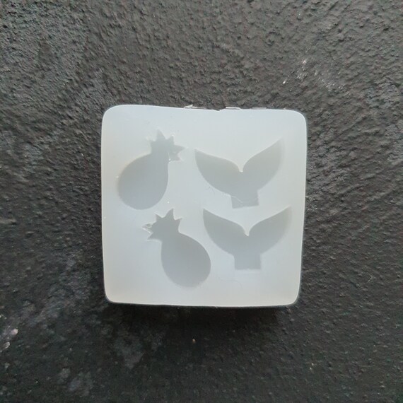 Silicone earring mold Pinapple Fin Jewelry Resin mould for resin and epoxy