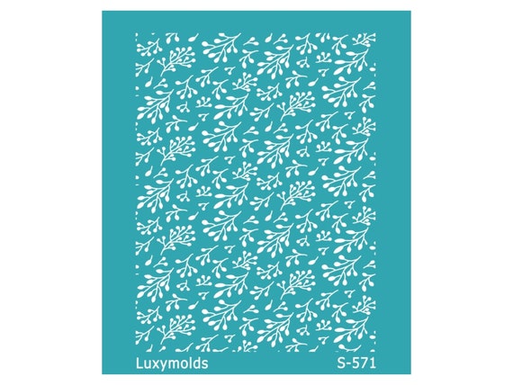 Silk screen stencil for polymer clay "Luxymolds" S-571