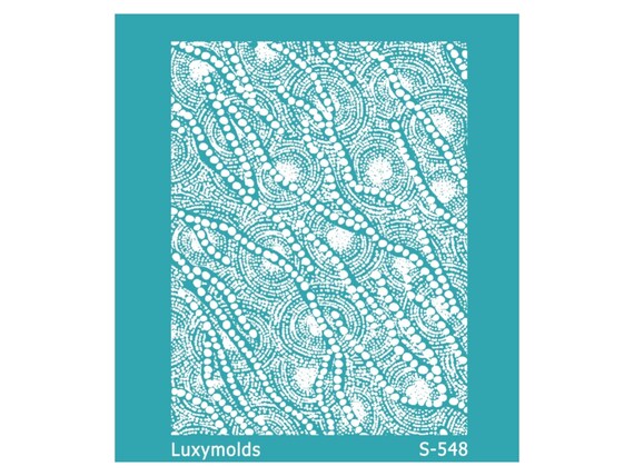 Silk screen stencil for polymer clay "Luxymolds" S-548