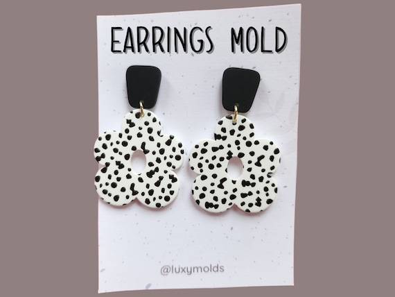 Silicone Earrings Mold / Silicone Epoxy Mold / Silicone Earring