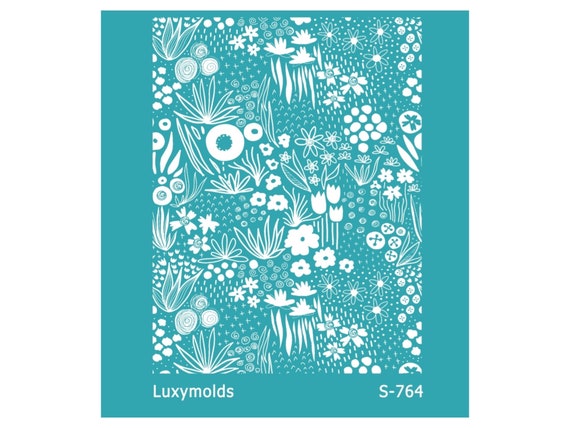 Silk screen stencil for polymer clay "Luxymolds" S-764