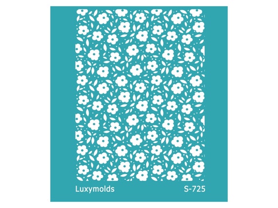 Silk screen stencil for polymer clay "Luxymolds" S-725
