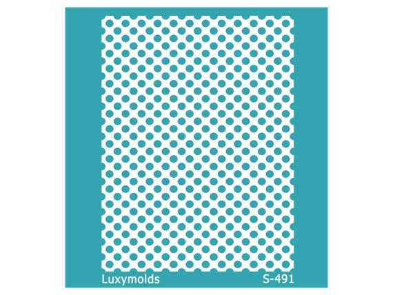 Silk screen stencil for polymer clay "Luxymolds" S-491