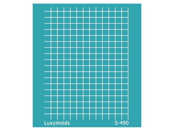 Silk screen stencil for polymer clay "Luxymolds" S-490