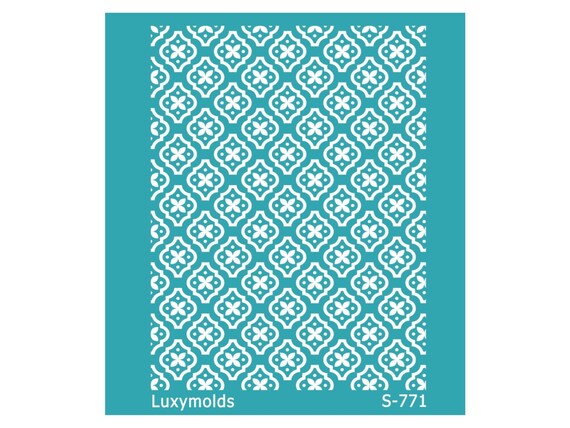 Silk screen stencil for polymer clay "Luxymolds" S-771