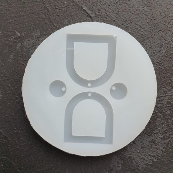 Silicone earring mold Arch Jewelry Resin mould for resin and epoxy
